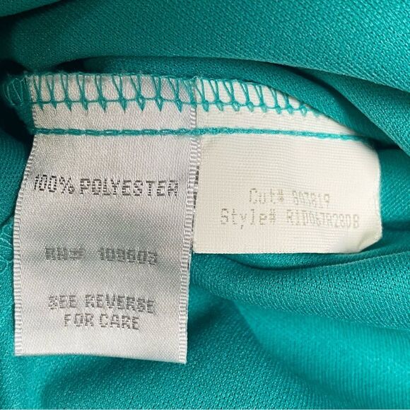 Vintage Y2K Dressbarn Asymmetrical Colorful Flowy Fairycore Midi Dress Size 10 - Picture 13 of 16